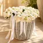 101 Snow-White Peonies (#109) - Image 4