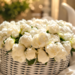 101 Snow-White Peonies (#109) - Image 2