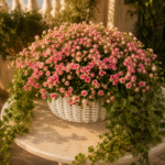 500 Spray Roses & Basket (#540)