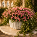 500 Spray Roses & Basket (#540) - Image 2