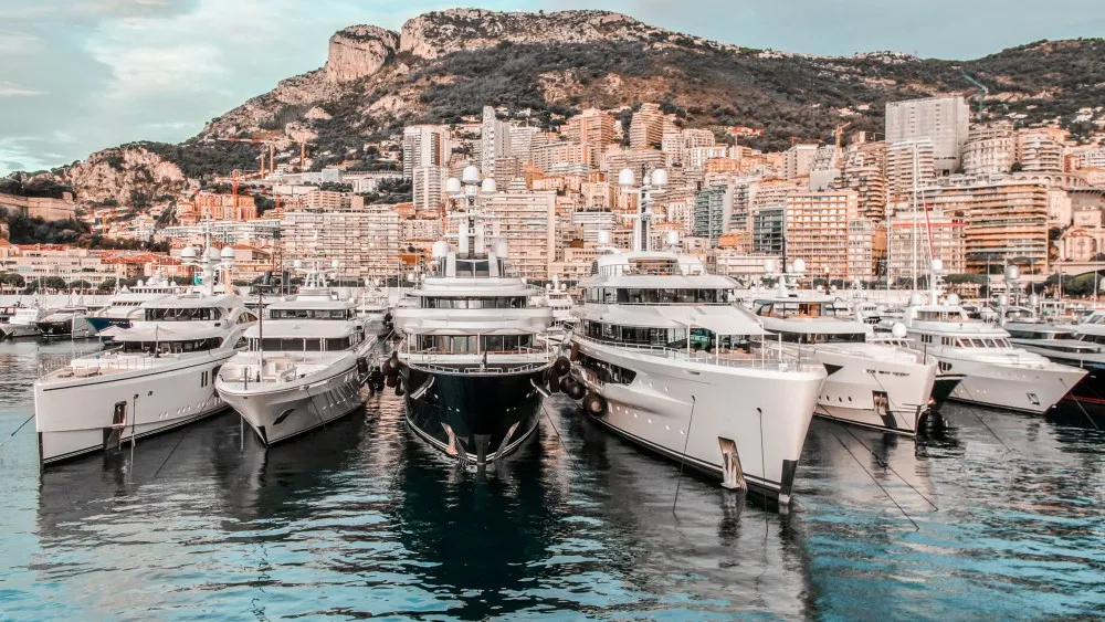 French Riviera yacht flowers