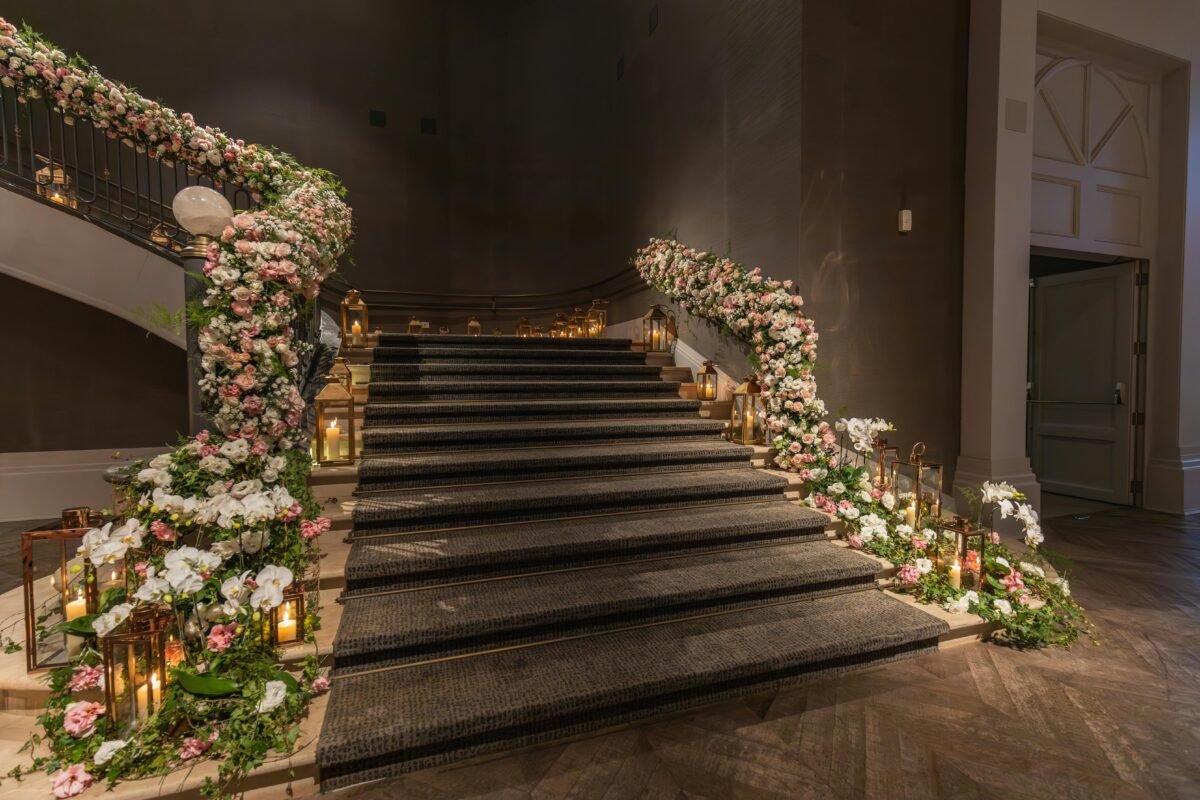 Luxury flowers in Monaco villa