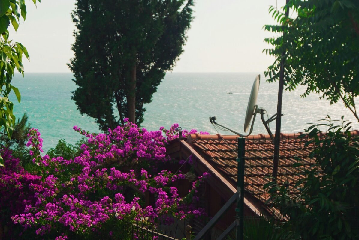 Luxury floral styling Monaco villa