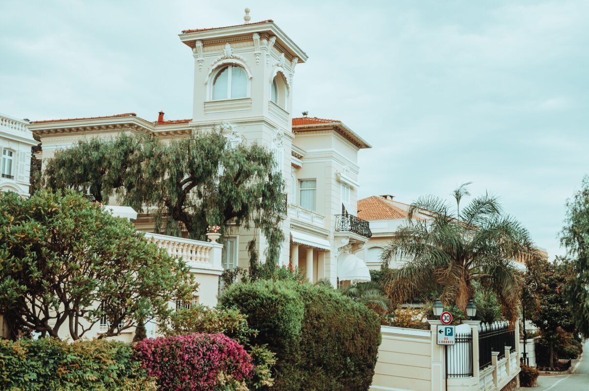 Luxury flowers Monaco villa