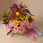 Front view of the Fantasy Exotic luxury seasonal flower composition