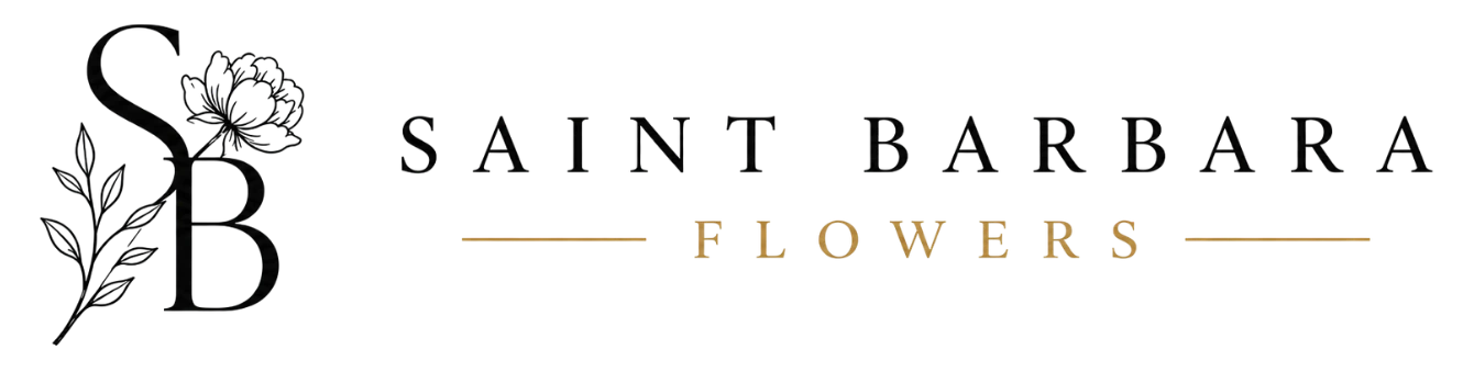 Saint Barbara Flowers luxury florist wordmark
