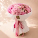 Nuage Rose luxury pink floral bouquet detail by Saint Barbara Flowers